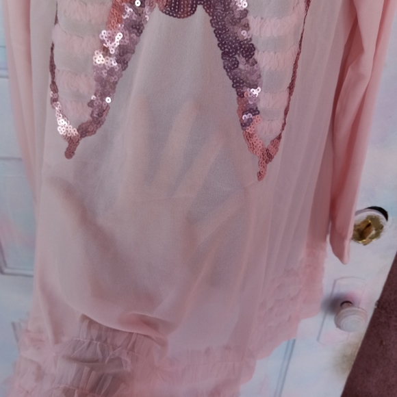 Iron fist sheer mesh undead babydoll dress! Kawaii goth! Nwt! Sold - Picture 5 of 7